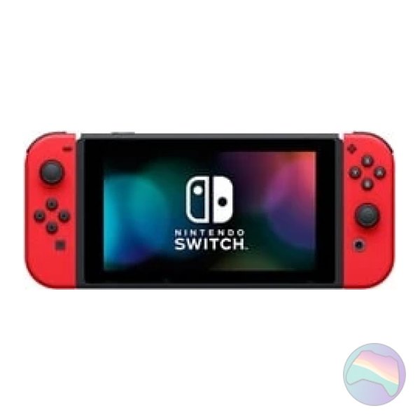 Nintendo Switch Console, 32GB HAC-001-01 + Solid Red Joy-Con (No Game), Discounted