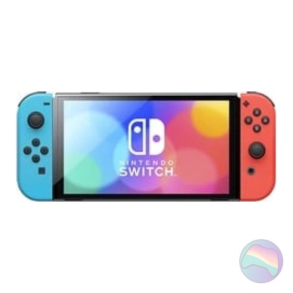 Nintendo Switch Console, 64GB OLED + Neon Red/Blue Joy-Con, Unboxed