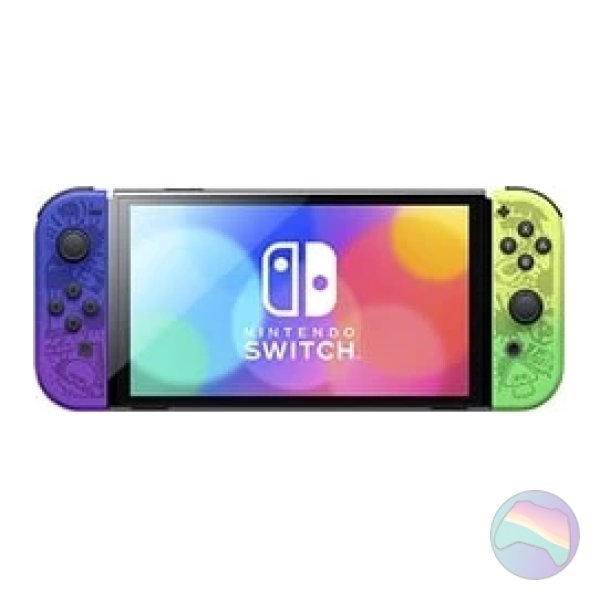 Nintendo Switch Console, 64GB OLED Splatoon 3 + Blue/Yellow Joy-Con, Discounted
