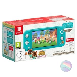 Nintendo Switch Lite Console, 32GB Timmy & Tommy Aloha Turquoise, (No DLC) Boxed