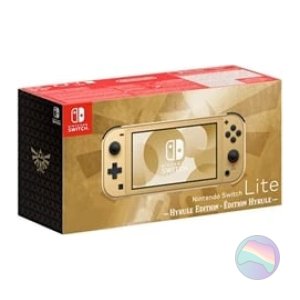 Nintendo Switch Lite Console, 32GB Hyrule Ed. Gold, (No DLC) Boxed