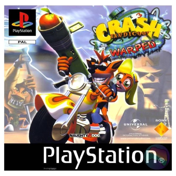 Crash Bandicoot 3 Warped, Boxed (No Manual)